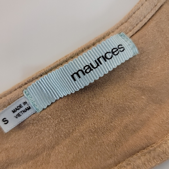 Maurice's Flowy Faux Suede Top - Picture 3 of 6